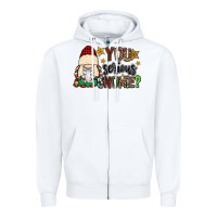 White you serious gnomie Zipper Hoodie - CowGirlArtShop