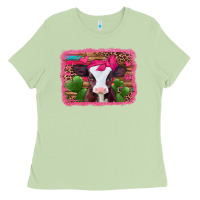 Matcha valentines day baby calf Ladies Tee - Jasminsmagicworld
