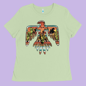 Desert Thunderbird Ladies Tee Designed By Barkaloodesign