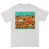 Dove Grey turquoise leopard distressed serape background tumbler Premium Tee - Jasminsmagicworld