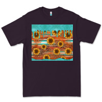 Plum turquoise leopard distressed serape background tumbler Premium Tee - Jasminsmagicworld