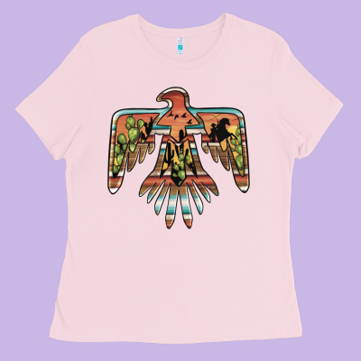 Desert Thunderbird Ladies Tee Designed By Barkaloodesign