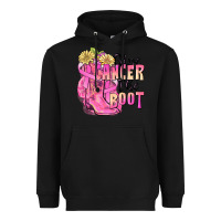 Black give cancer the boot Heavyweight Hoodie - FaDigitalArtStudio