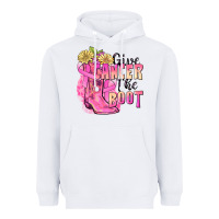 White give cancer the boot Heavyweight Hoodie - FaDigitalArtStudio