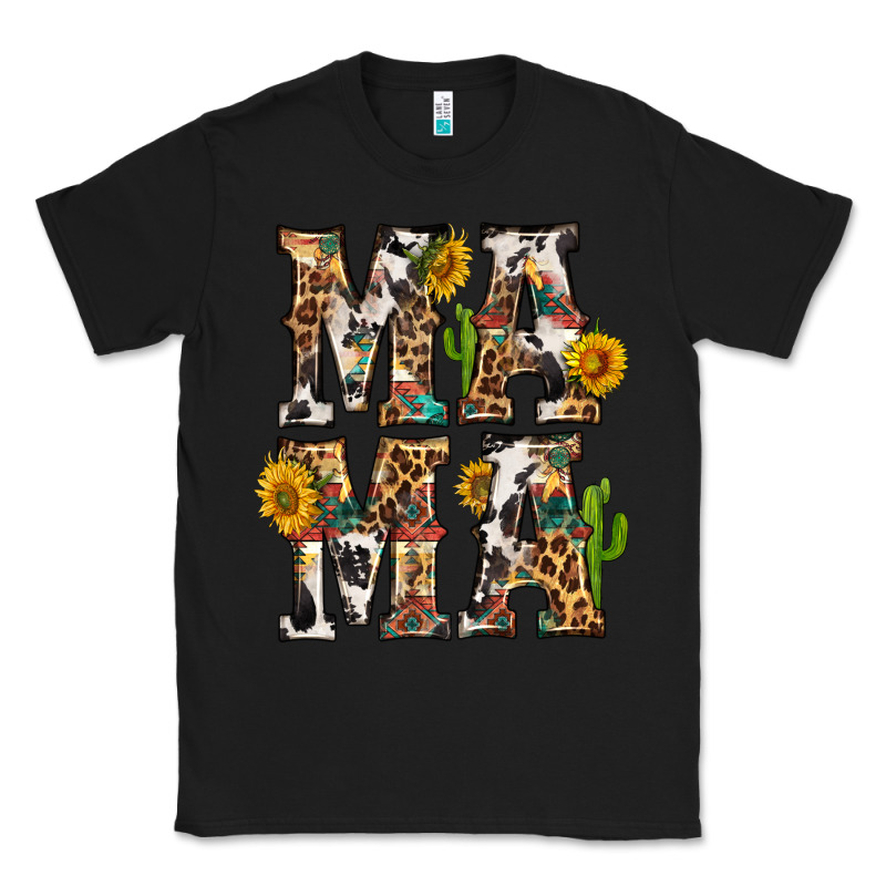 Western Mama With Sunflowers Classic Tee by BundleAndBundleShop | Teevron