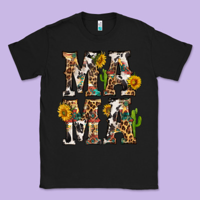 Western Mama With Sunflowers Classic Tee Designed By Bundleandbundleshop