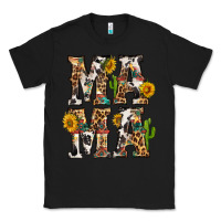 Black Western Mama With Sunflowers Classic Tee - BundleAndBundleShop