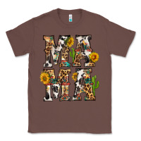Chestnut Western Mama With Sunflowers Classic Tee - BundleAndBundleShop