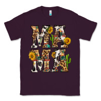 Plum Western Mama With Sunflowers Classic Tee - BundleAndBundleShop