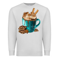 Dove Grey Chocolate And Coffee Premium Sweatshirt - FaDigitalArtStudio
