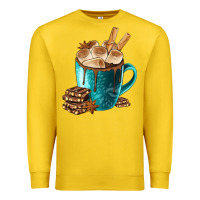 Lemon Chocolate And Coffee Premium Sweatshirt - FaDigitalArtStudio