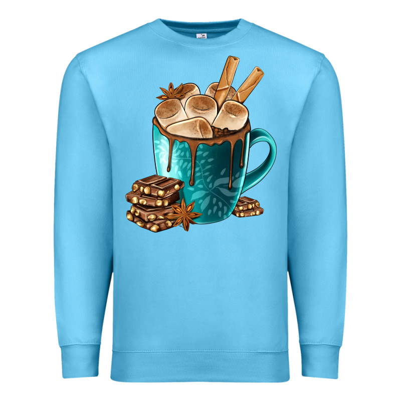 Chocolate And Coffee Premium Sweatshirt by FaDigitalArtStudio | Teevron