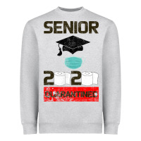 Heather Grey Senior 2020 Quarantined Heavyweight Sweatshirt - Bettercallsaul