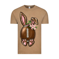 Vintage Coffee American Football Easter Bunny Vintage Tee - BundleAndBundleShop