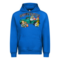 Cobalt Happy Easter truck Urban Hoodie - CowhideDigitalArt