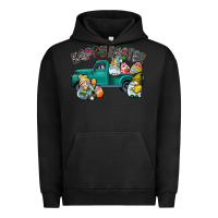 Pigment Black Happy Easter truck Urban Hoodie - CowhideDigitalArt
