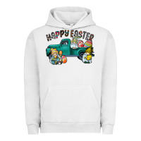 Pigment Lunar Rock Happy Easter truck Urban Hoodie - CowhideDigitalArt