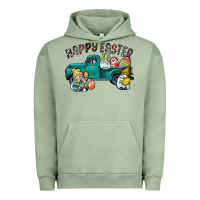 Happy Easter Truck Urban Hoodie | Teevron