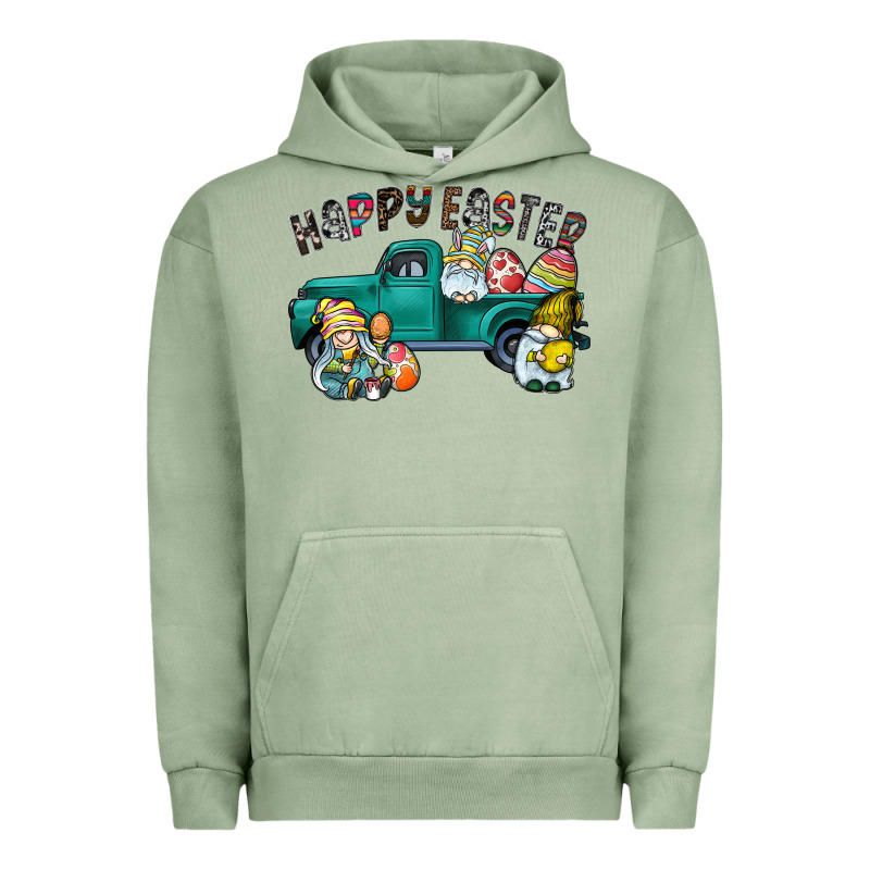 Happy Easter Truck Urban Hoodie by CowhideDigitalArt | Teevron