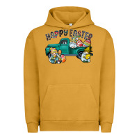 Pigment Peanut Butter Happy Easter truck Urban Hoodie - CowhideDigitalArt