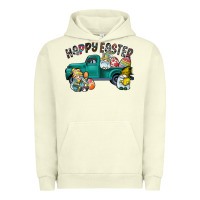 Pigment Pistachio Happy Easter truck Urban Hoodie - CowhideDigitalArt