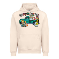 Sandshell Happy Easter truck Urban Hoodie - CowhideDigitalArt