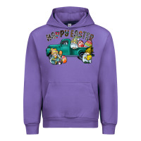 Tulip Happy Easter truck Urban Hoodie - CowhideDigitalArt