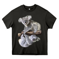Asphalt Koala Heavy Core Tee - LillyAllenDesigns