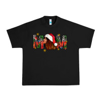 Black Western Mom With Woman In Santa Hat Urban Heavy Tee - BundleAndBundleShop