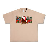 Burro Western Mom With Woman In Santa Hat Urban Heavy Tee - BundleAndBundleShop