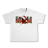 Lunar Rock Western Mom With Woman In Santa Hat Urban Heavy Tee - BundleAndBundleShop