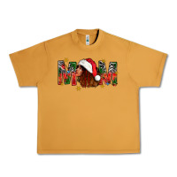 Peanut Butter Western Mom With Woman In Santa Hat Urban Heavy Tee - BundleAndBundleShop