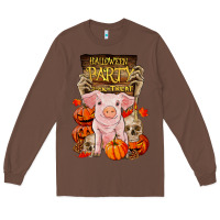 Chestnut halloween party pig Long Sleeve Tee - RanaPortraitStore