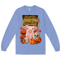 Colony Blue halloween party pig Long Sleeve Tee - RanaPortraitStore