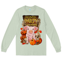 Matcha halloween party pig Long Sleeve Tee - RanaPortraitStore