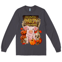 Smoke halloween party pig Long Sleeve Tee - RanaPortraitStore