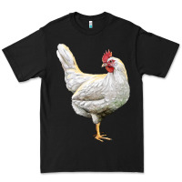 Black leghorn chicken Premium Tee - LillyAllenDesigns