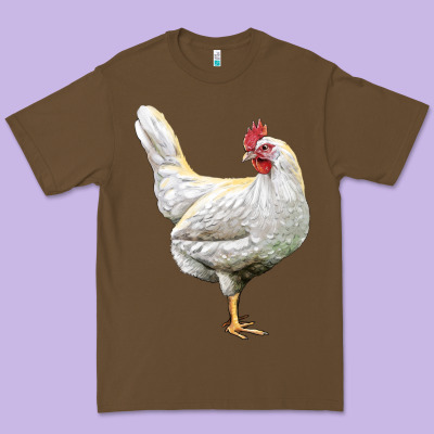 Leghorn Chicken Premium Tee Designed By Lillyallendesigns
