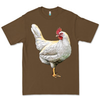 Cacao leghorn chicken Premium Tee - LillyAllenDesigns
