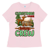Bubblegum Pink Christmas cookie baking crew Ladies Tee - Jasminsmagicworld
