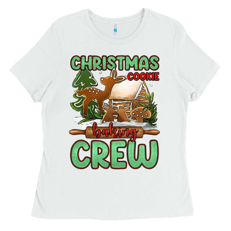 Christmas Cookie Baking Crew Ladies Tee by Jasminsmagicworld | Teevron