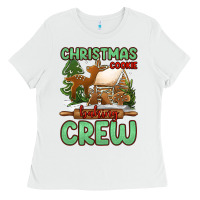White Christmas cookie baking crew Ladies Tee - Jasminsmagicworld