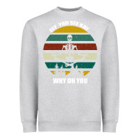 Heather Grey Eff You See Kay Why Oh You Heavyweight Sweatshirt - Bettercallsaul