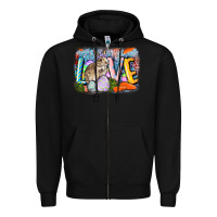 Black love easter Zipper Hoodie - CowGirlArtShop