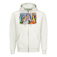 Oatmeal Heather love easter Zipper Hoodie - CowGirlArtShop