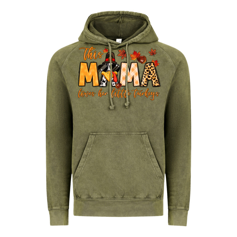 This Mama Loves Her Little Turkeys Vintage Hoodie by MaliasSmallBusiness | Teevron