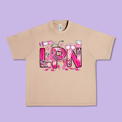 Breast Cancer Lpn Licensed Practical Nurse Urban Heavy Tee Designed By Jahusdesignshop