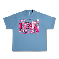 Pebble Blue breast cancer lpn licensed practical nurse Urban Heavy Tee - JahusDesignShop