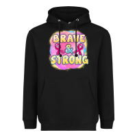 Black brave and strong cancer Heavyweight Hoodie - FaDigitalArtStudio
