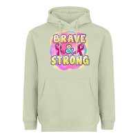 Matcha brave and strong cancer Heavyweight Hoodie - FaDigitalArtStudio